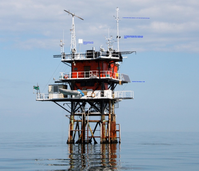 Strumentazione piattaforma acqua alta